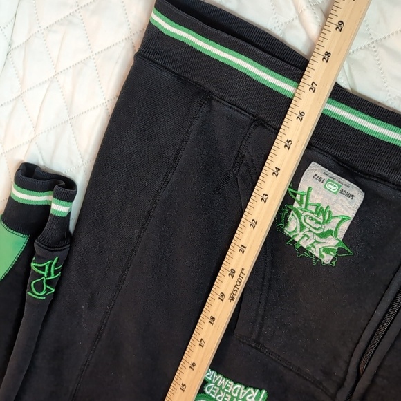 Y2K Ecko UnLimited Writing all Wrongs Men's Green/Black Hoodie Size L. - Picture 13 of 13